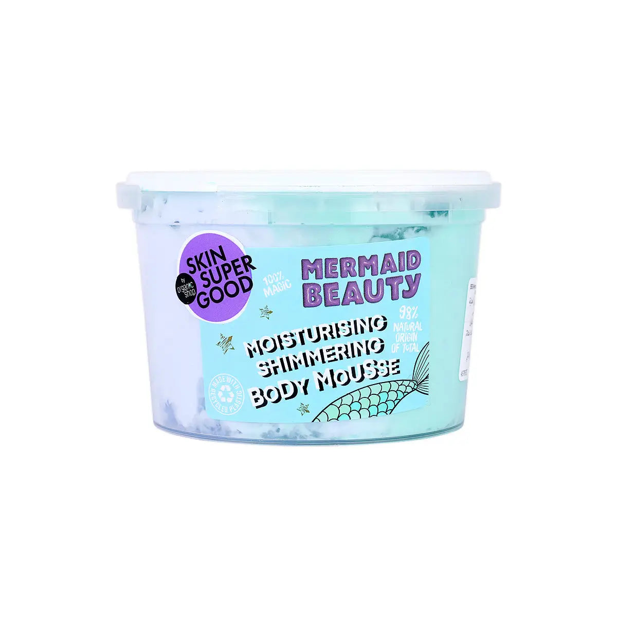 1-Organic Shop Moisturising S.Body Mousse Mermaid Beauty 250mL