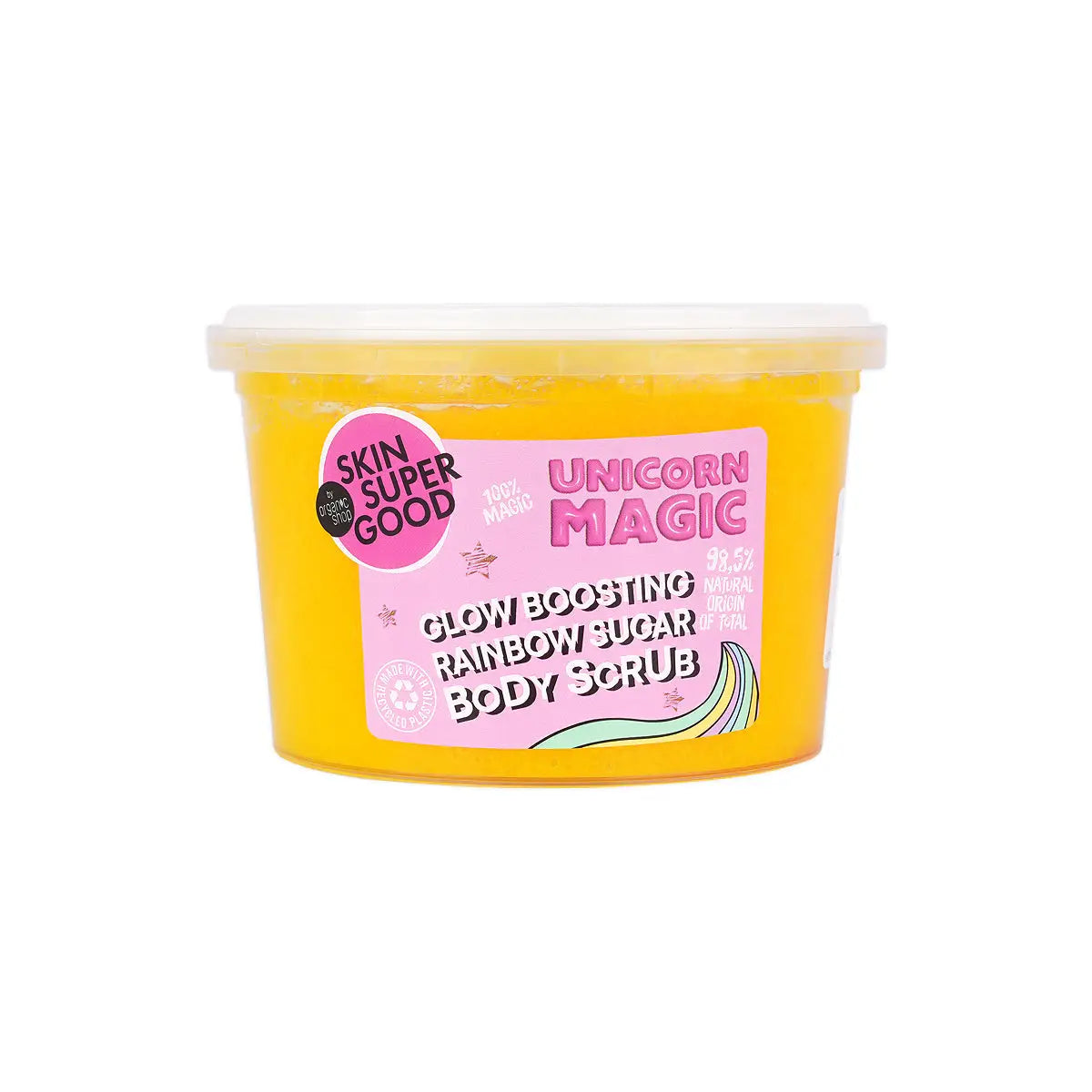 1-Organic Shop Glow Boosting R.S.Body Scrub Unicorn Magic250mL