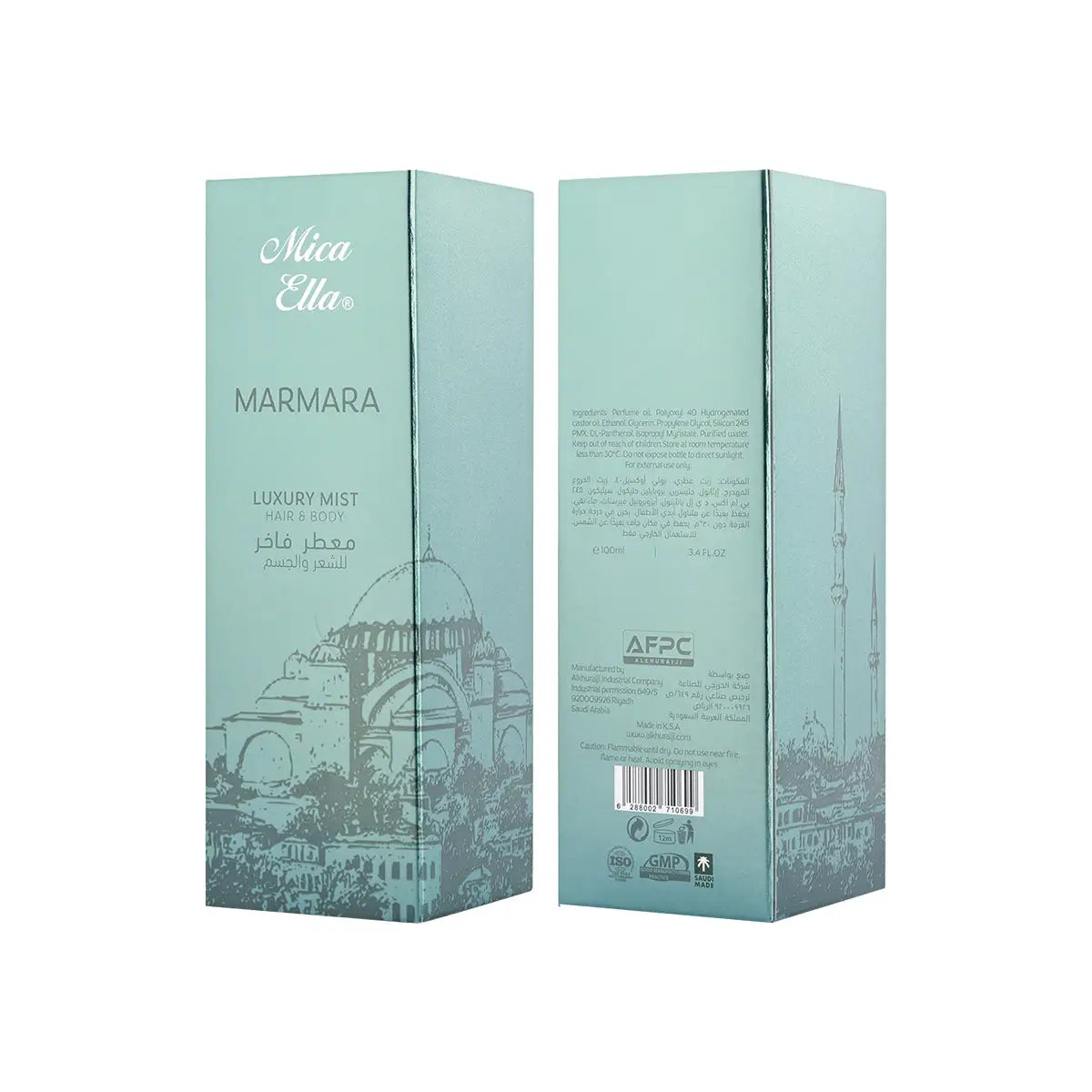 2-Mica Ella Marmara Luxury Mist Hair And Body 100ml +1