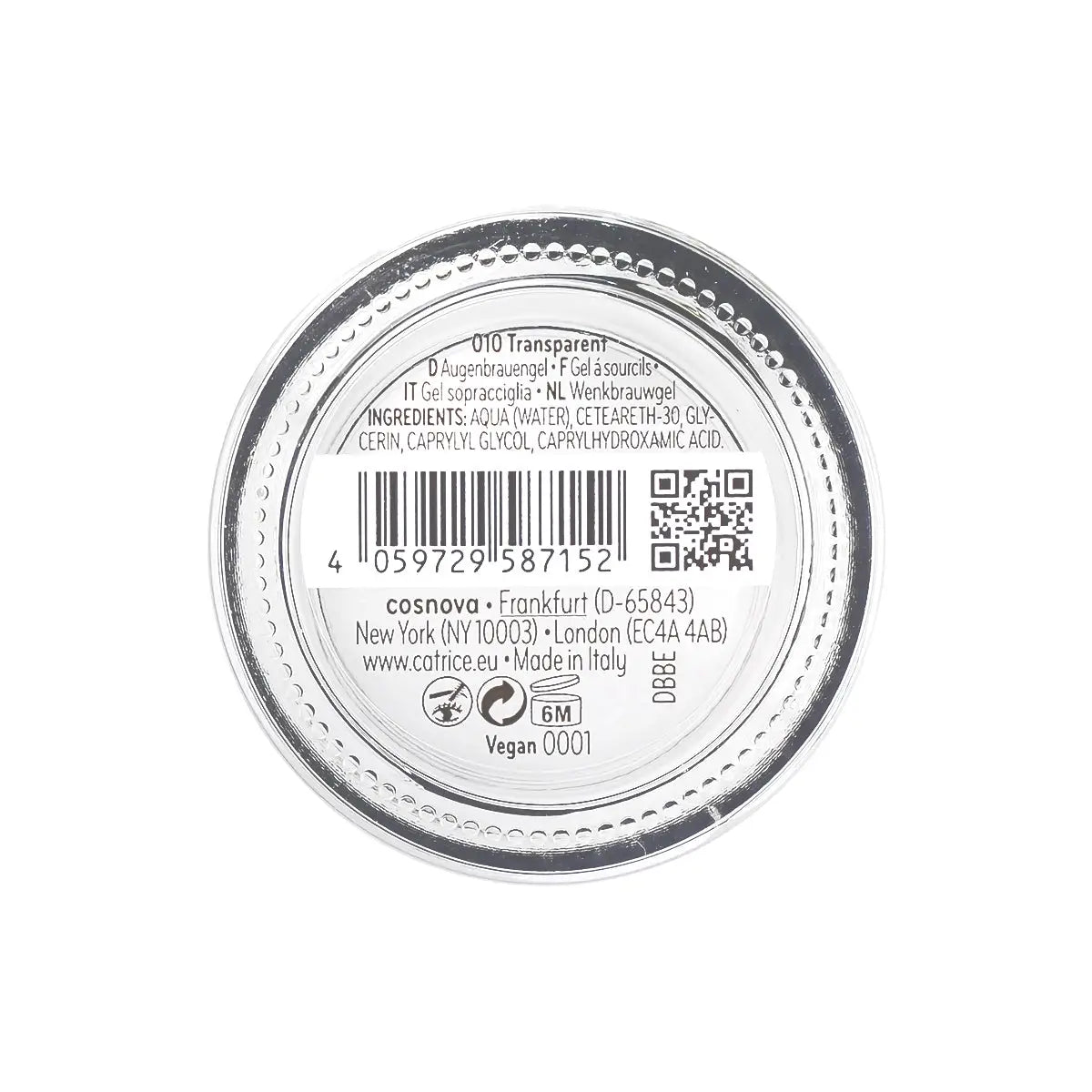 2-Catrice Lift & Laminate Brow Gel-010 Transparent +1