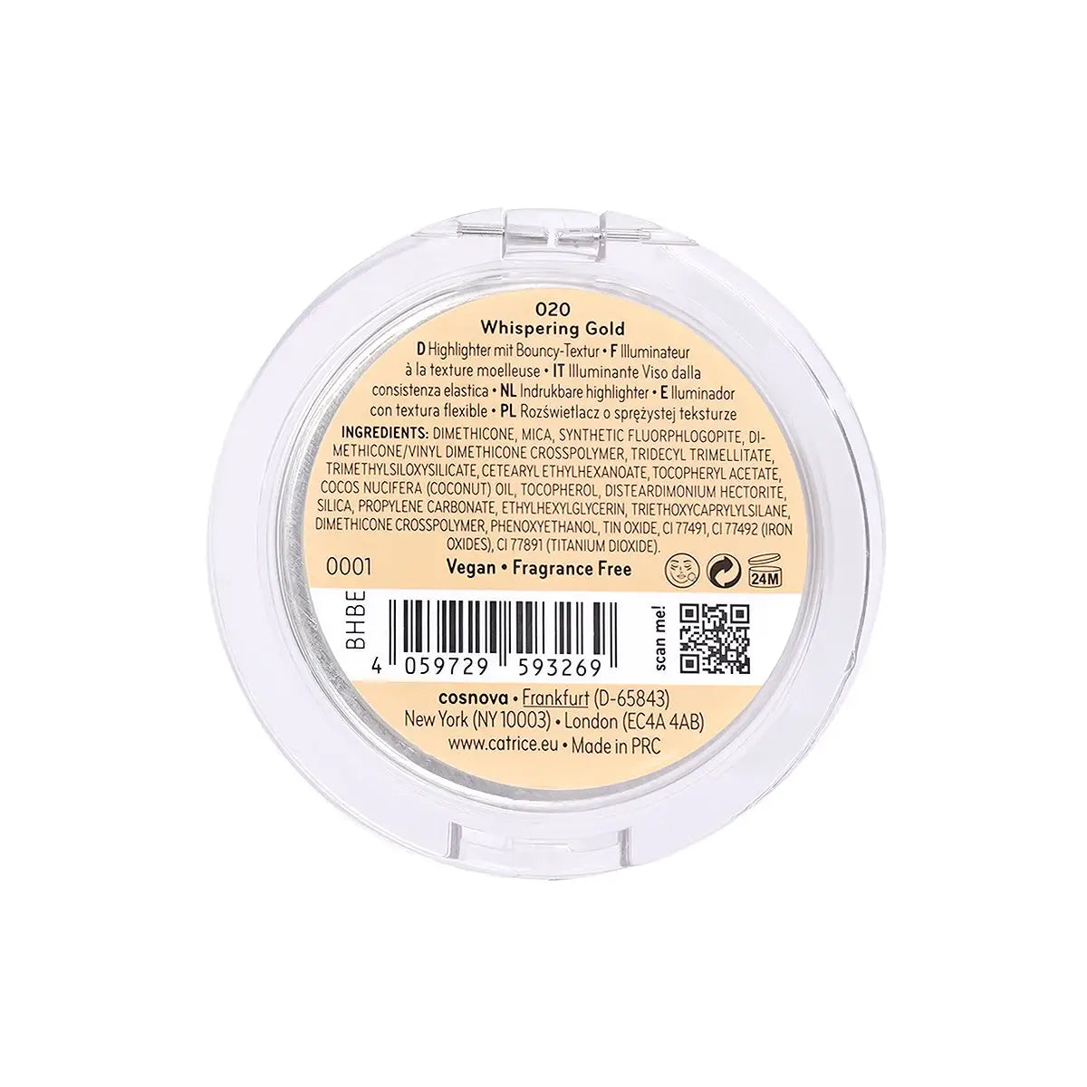 2-Catrice Aura Glam Bouncy Highlighter-020 Whispering Gold +1