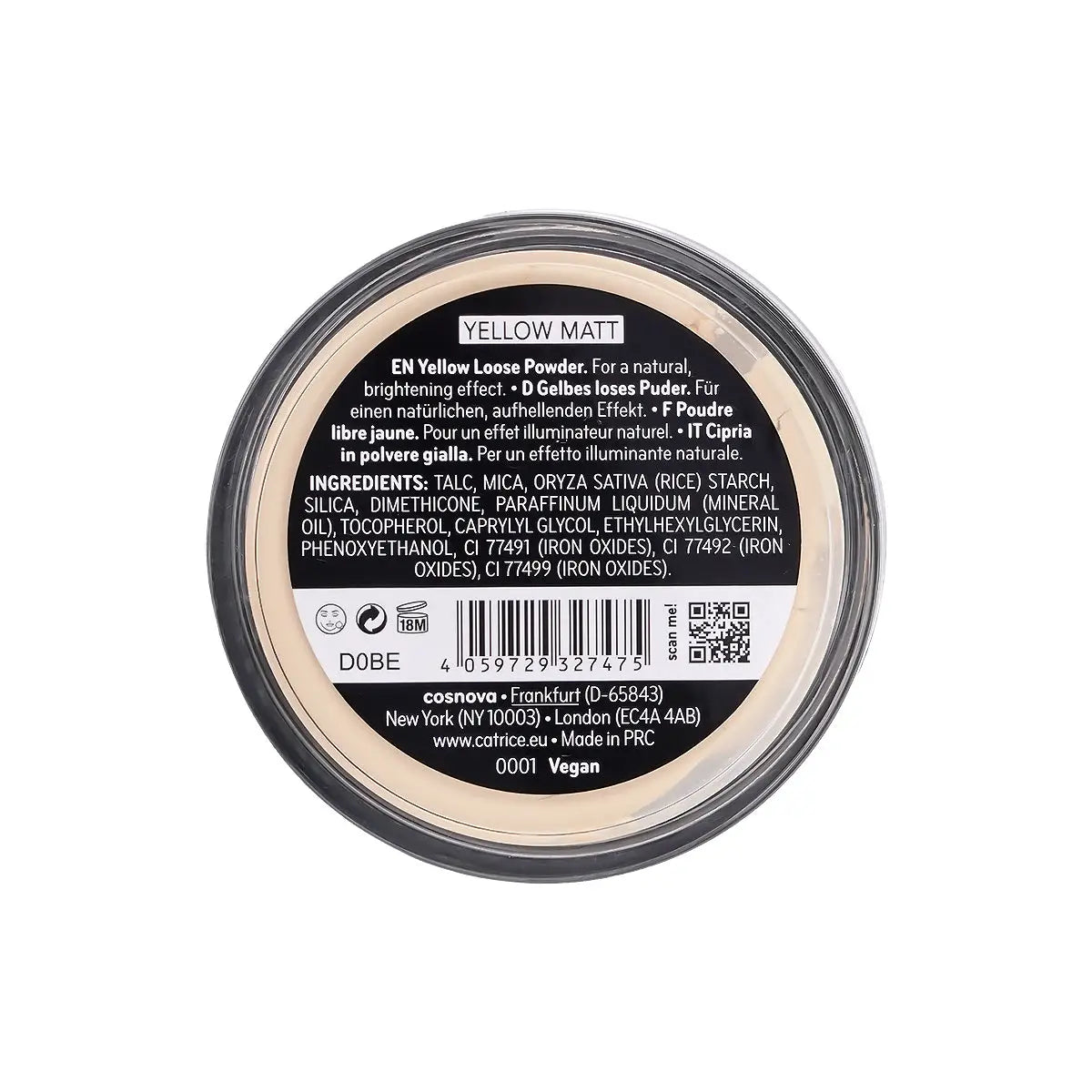 3-Catrice Loose Banana Powder Yellow Matte +2