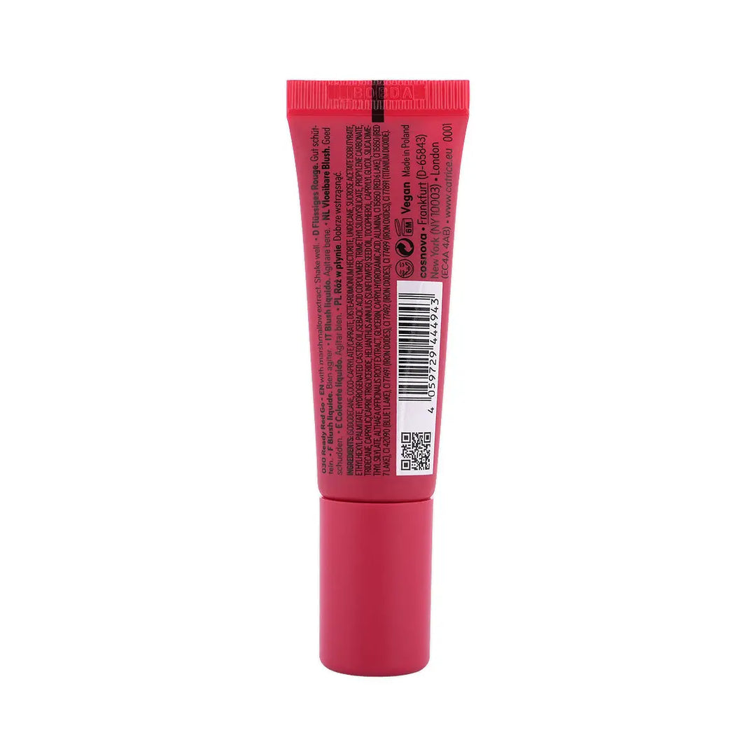 60125-Catrice Blush Affair Liquid Blush-030 Ready Red Go +2