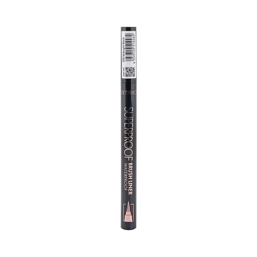 60176-Catrice Superproof Brush Liner Waterproof-010 Midnight Black 
