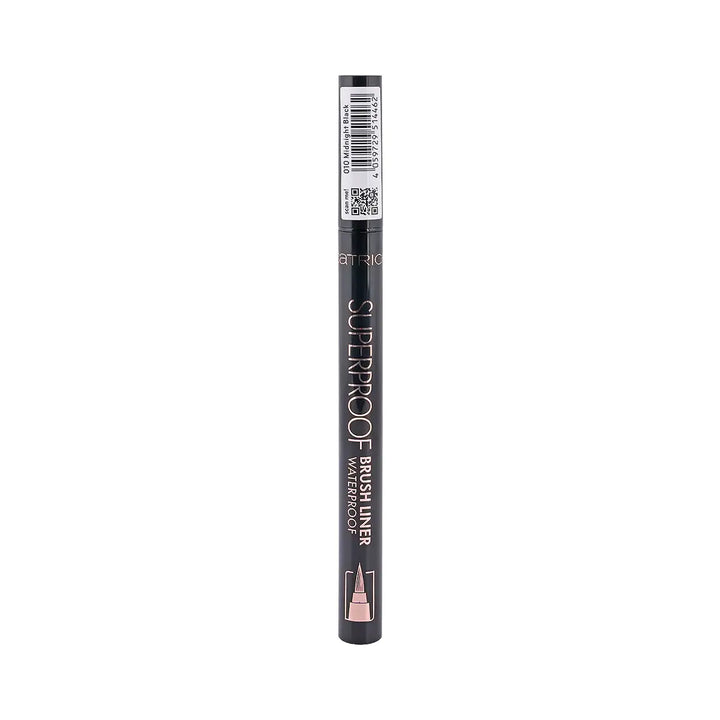 60176-Catrice Superproof Brush Liner Waterproof-010 Midnight Black 