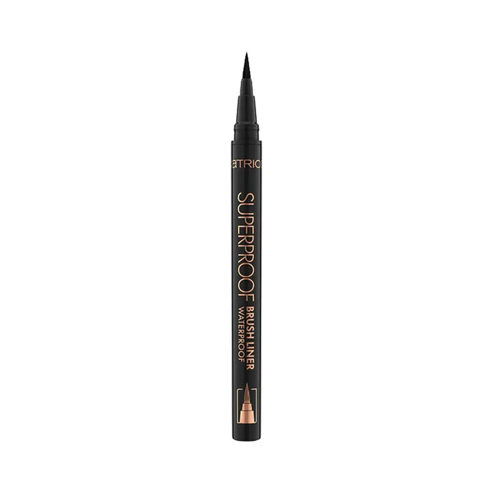 60176-Catrice Superproof Brush Liner Waterproof-010 Midnight Black +1