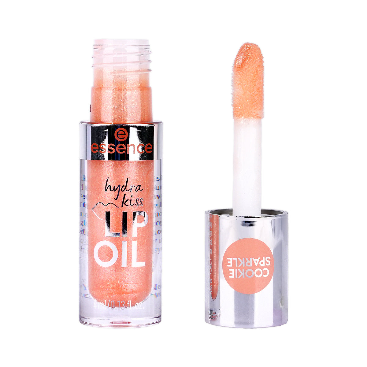 60208-Essence Hydra Kiss Lip Oil-09 Cookie Sparkel 