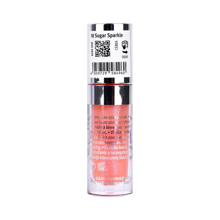 60209-Essence Hydra Kiss Lip Oil-10 Sugar Sparkel +2