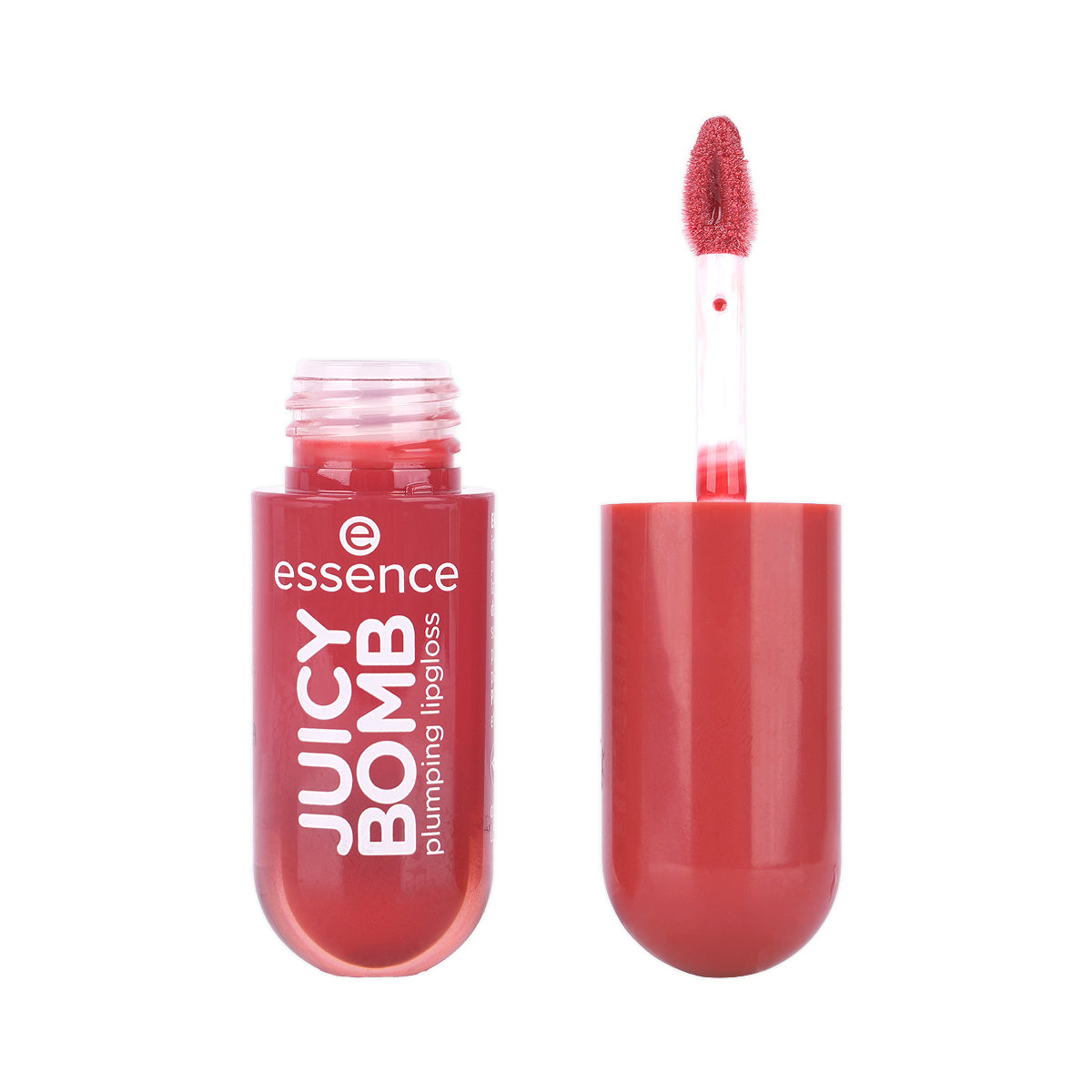 60214-Essence Juicy Bomb Plumping Lipgloss-05 Soft Apricot 