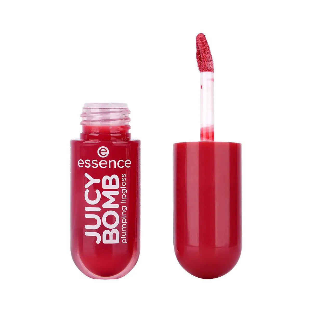 60215-Essence Juicy Bomb Plumping Lipgloss-08 Pure Raspberry 