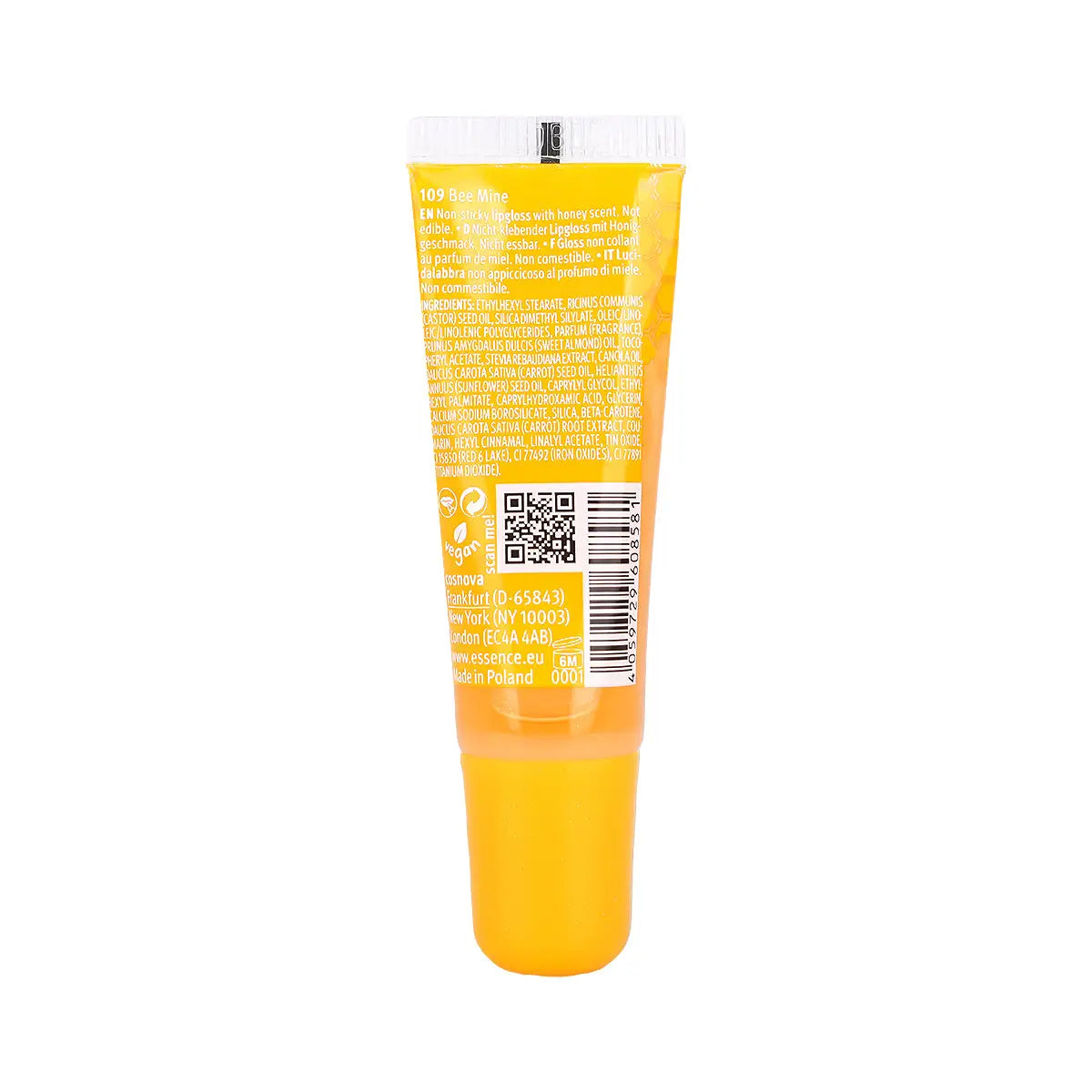 60217-Essence Juicy Bomb Shiny Lipgloss Honey Scent-109 Bee Mine +2