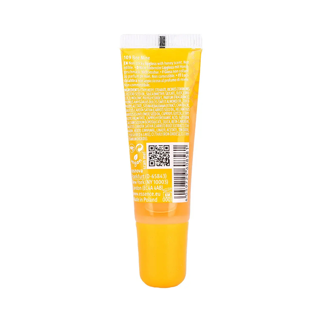 60217-Essence Juicy Bomb Shiny Lipgloss Honey Scent-109 Bee Mine +2