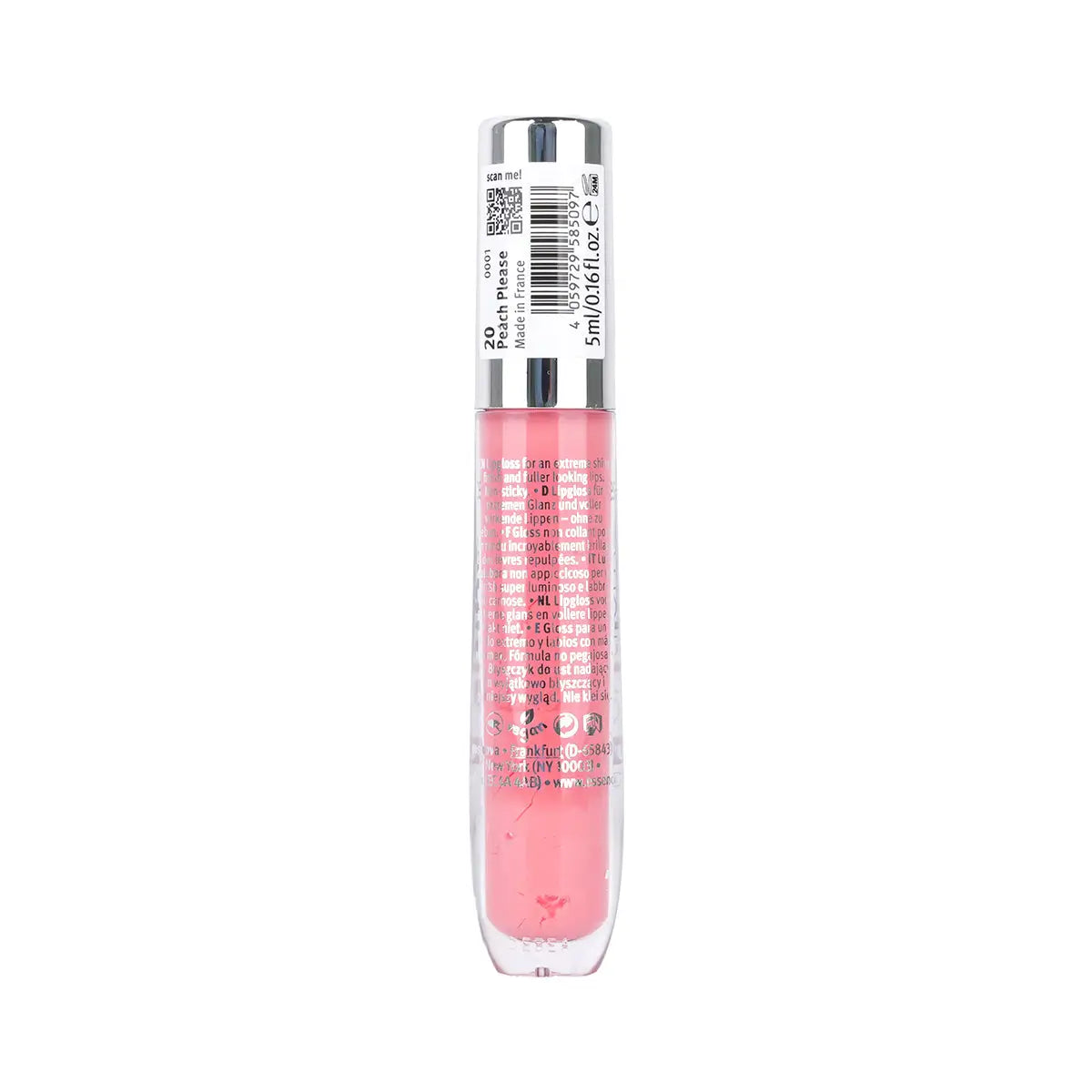 60218-Essence Extreme Shine Volume Lipgloss-20 Peach Please +1
