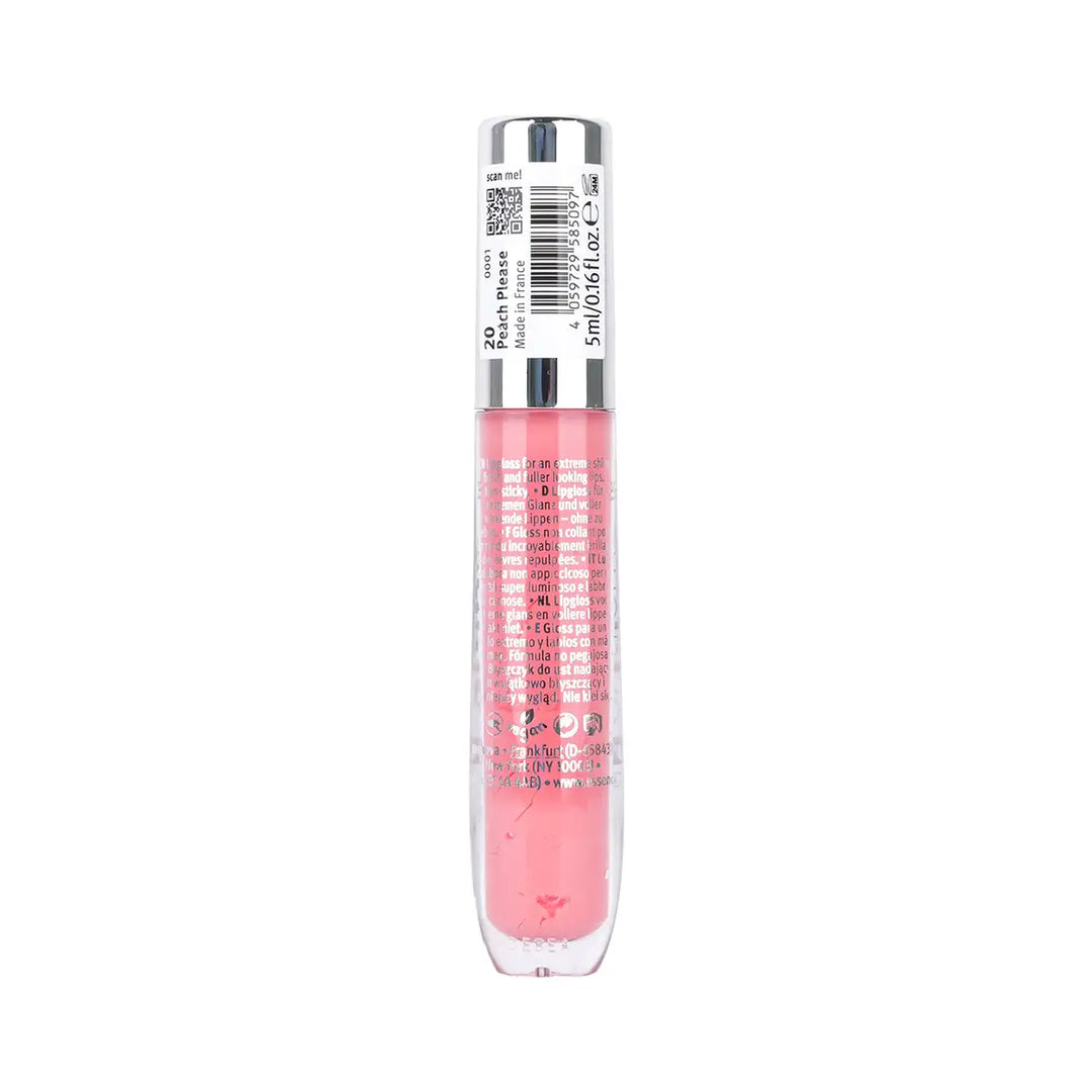 60218-Essence Extreme Shine Volume Lipgloss-20 Peach Please +1