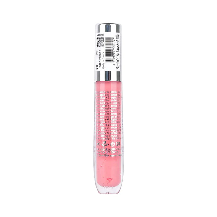 60218-Essence Extreme Shine Volume Lipgloss-20 Peach Please +1