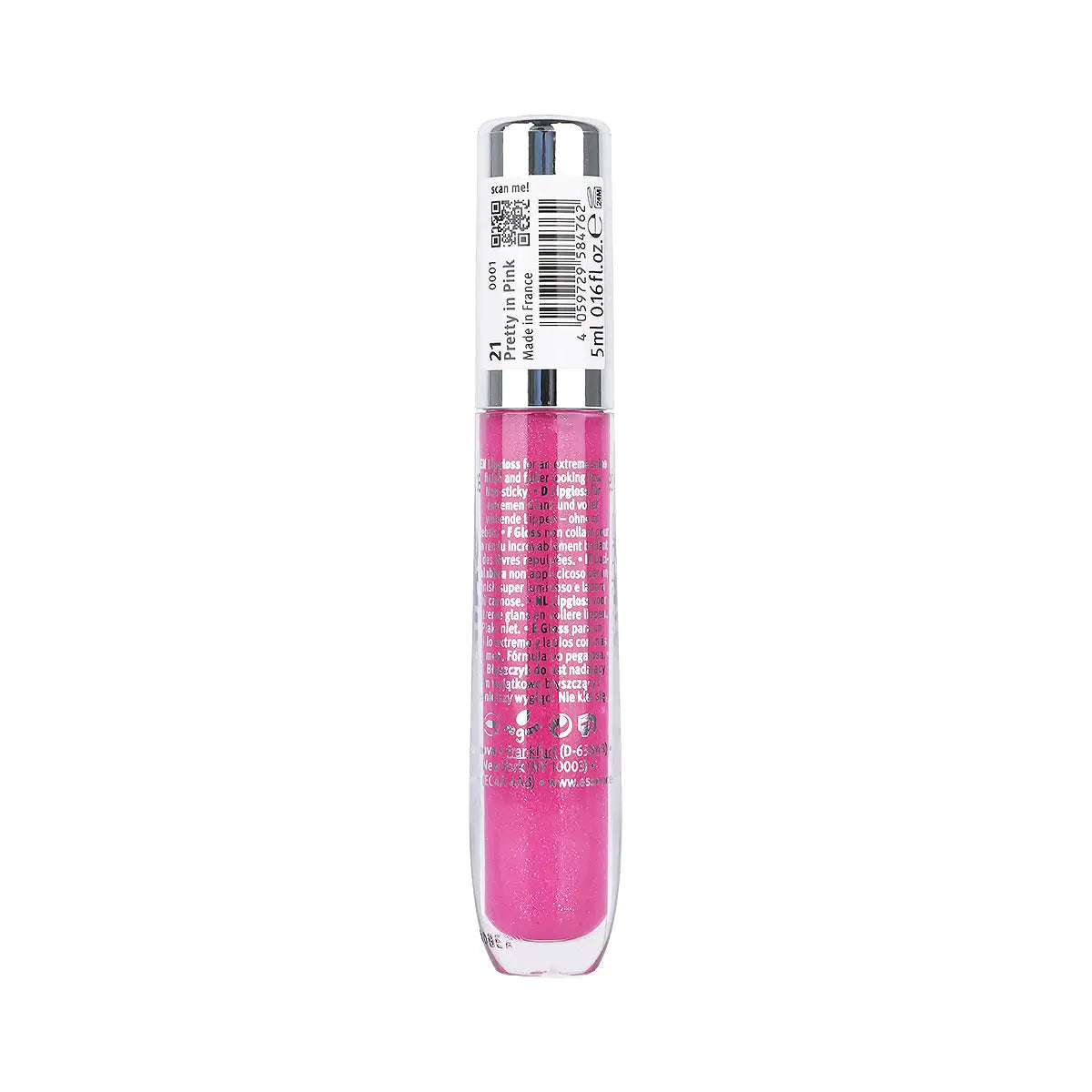 60219-Essence Extreme Shine Volume Lipgloss-21 Pretty In Pink +1