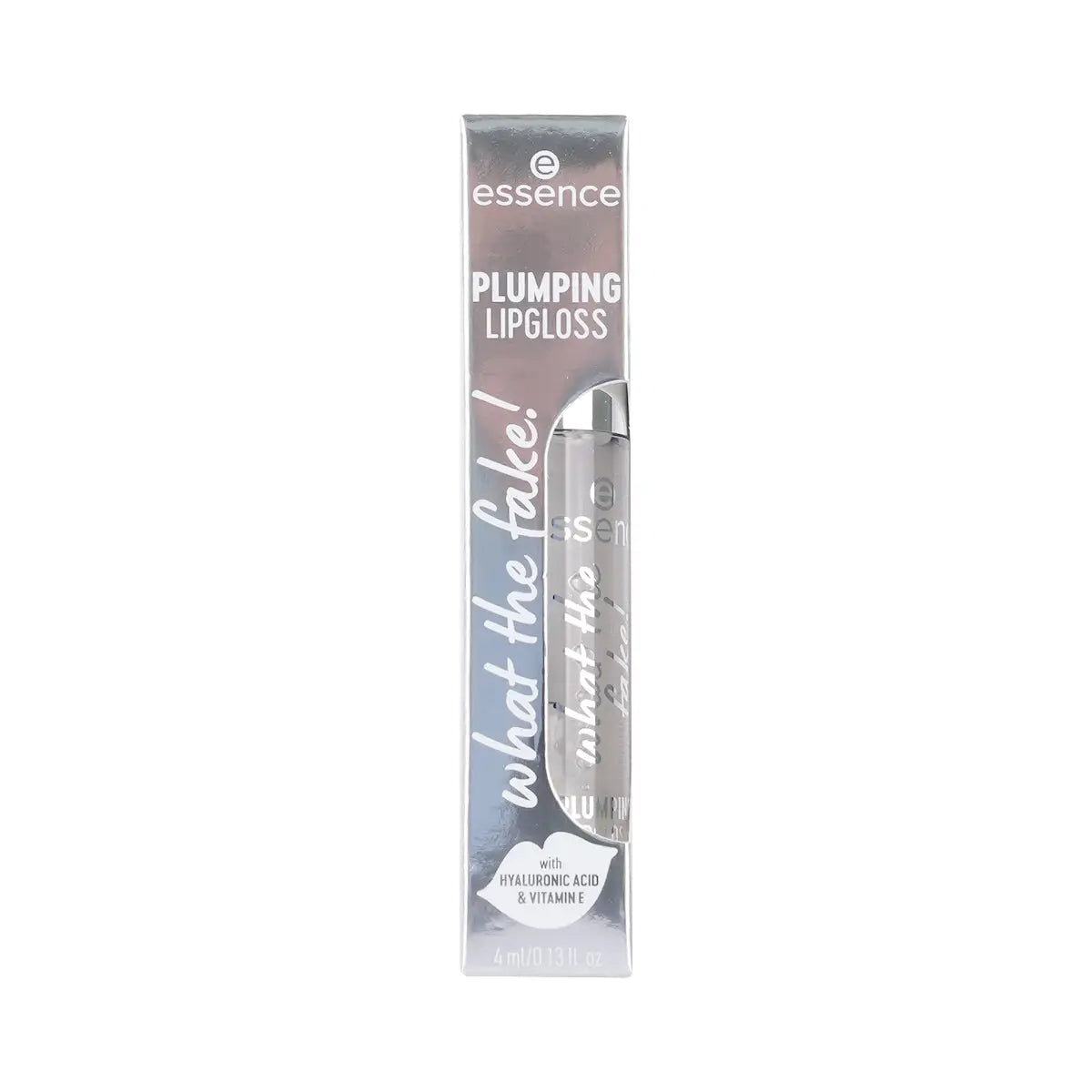 60220-Essence What The Fake! Plumping Lip Gloss-100 Sheer Genius +4