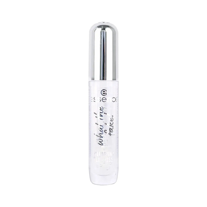 60220-Essence What The Fake! Plumping Lip Gloss-100 Sheer Genius