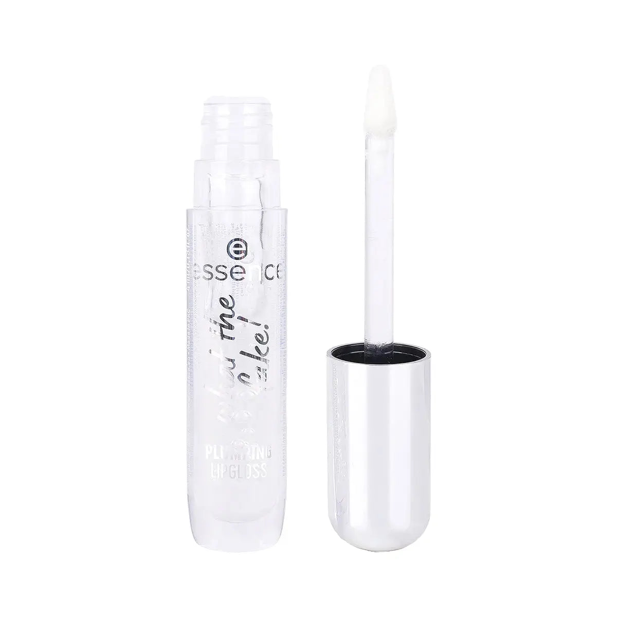 60220-Essence What The Fake! Plumping Lip Gloss-100 Sheer Genius +2