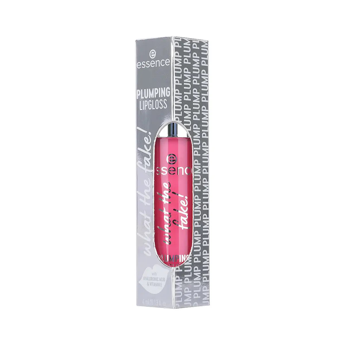 60222-Essence What The Fake! Plumping Lip Gloss-102 Pink About It +4