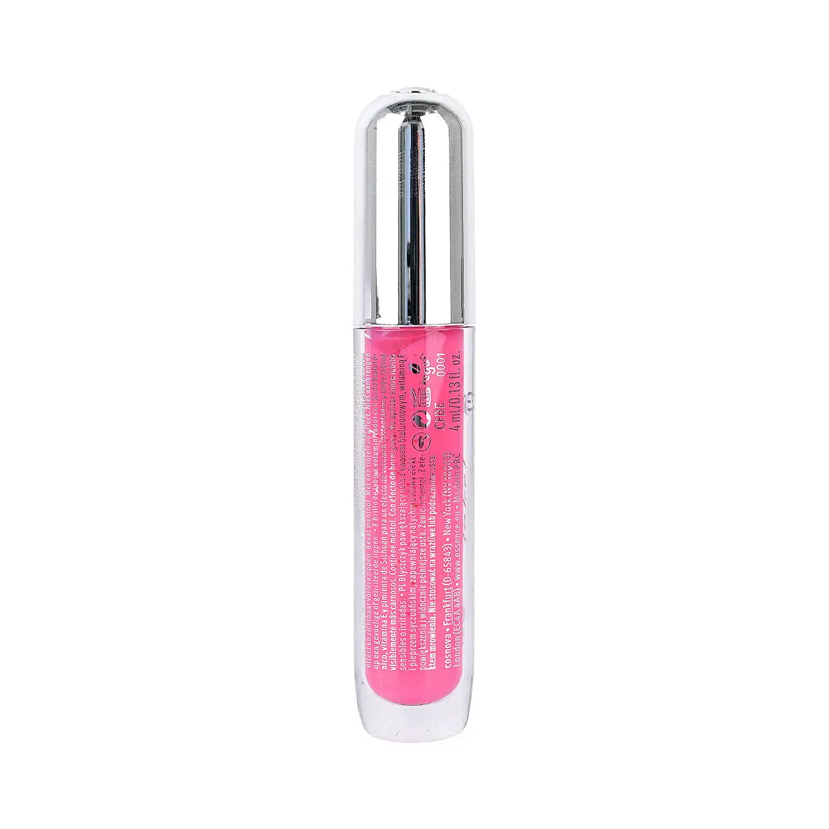60222-Essence What The Fake! Plumping Lip Gloss-102 Pink About It +1