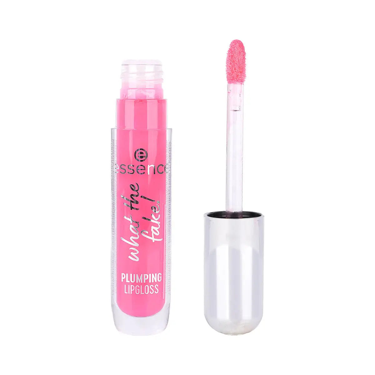 60222-Essence What The Fake! Plumping Lip Gloss-102 Pink About It +2