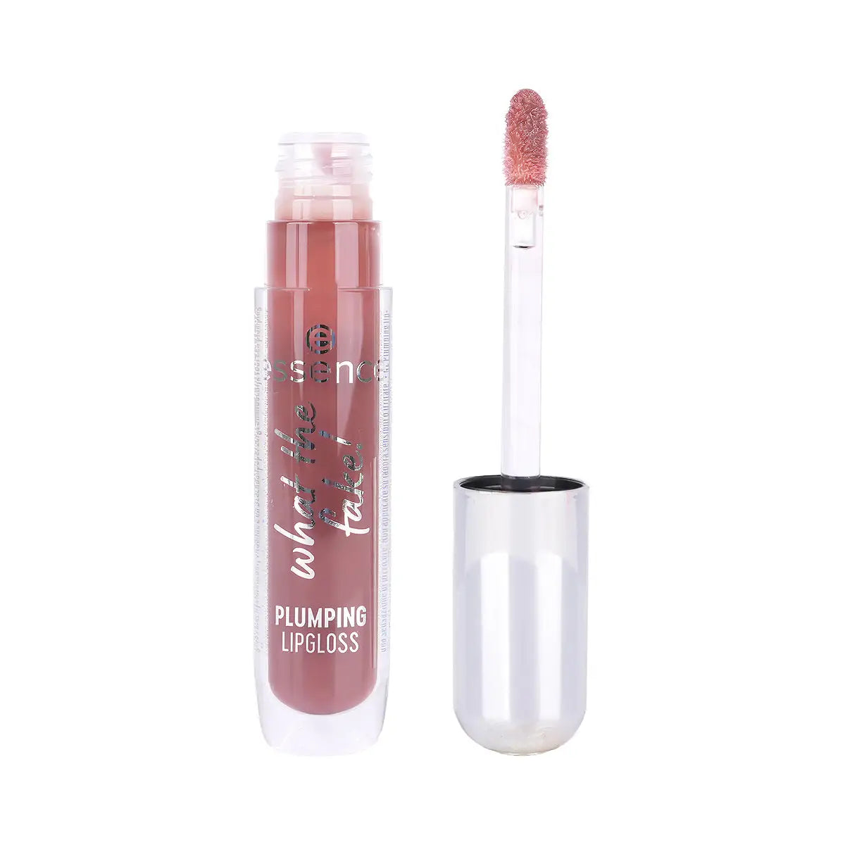 60223-Essence What The Fake!Plumping Lip Gloss-103 Bare But Better +2
