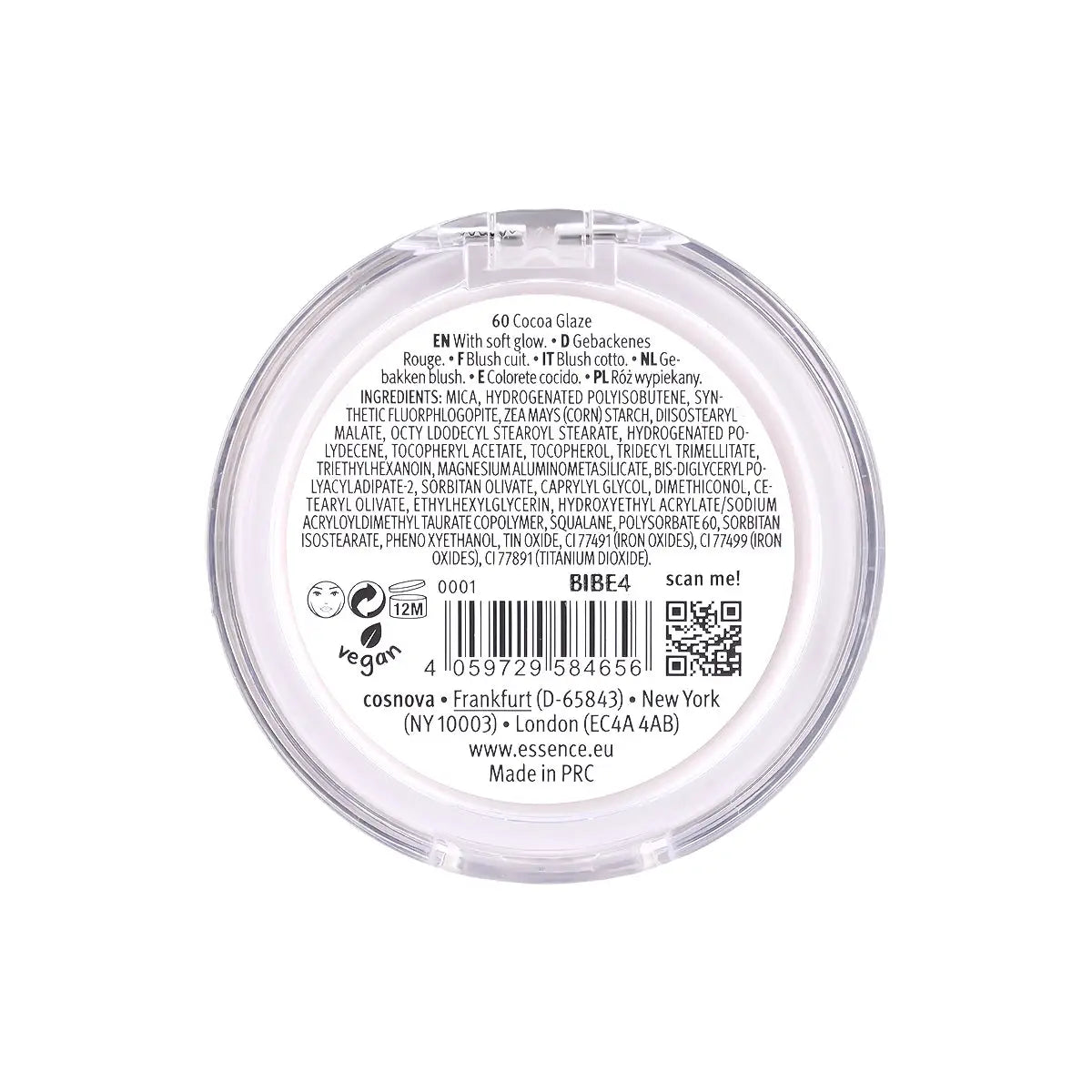 60243-Essence Soft Baked Blush-60 Cocoa Glaze +2