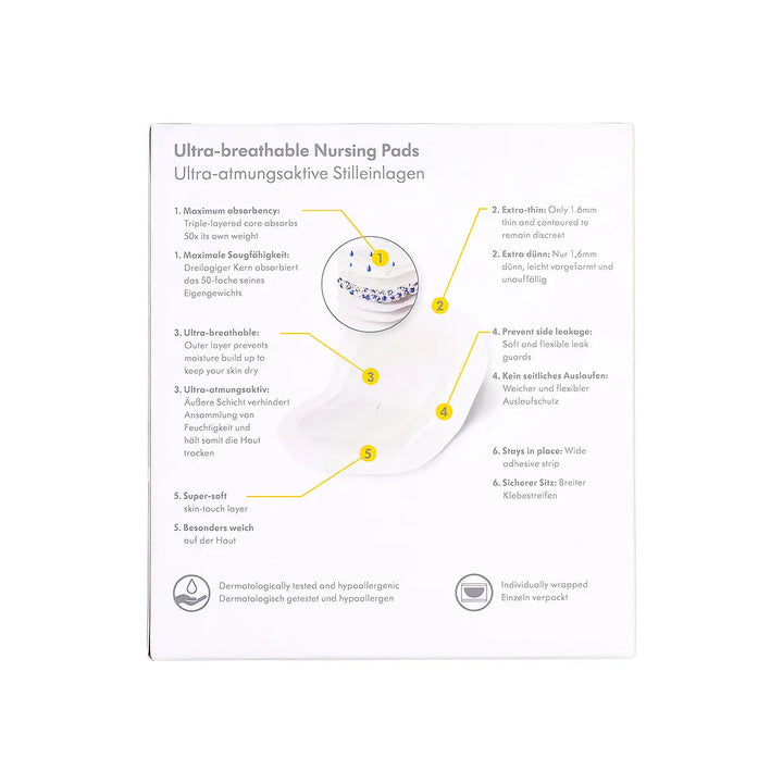 60248-Medela Ultra-Breathable Nursing Pad 30pcs +3