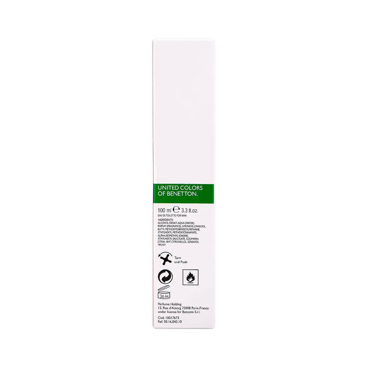 7-Benetton Cold Silver EDT 100Ml-Men +6