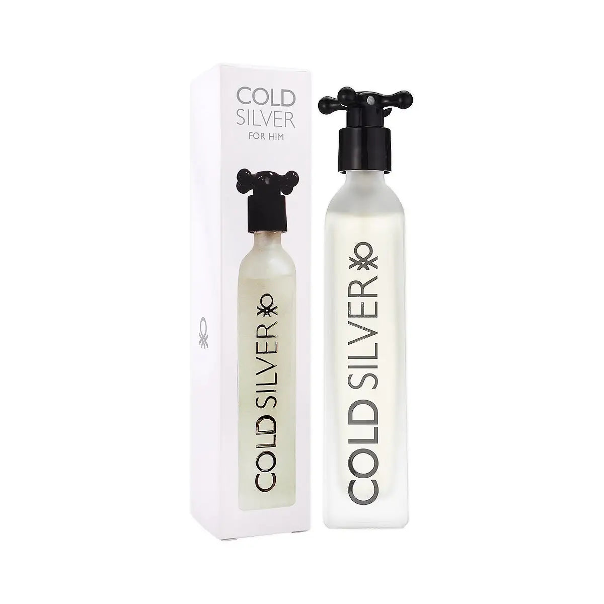 3-Benetton Cold Silver EDT 100Ml-Men +2