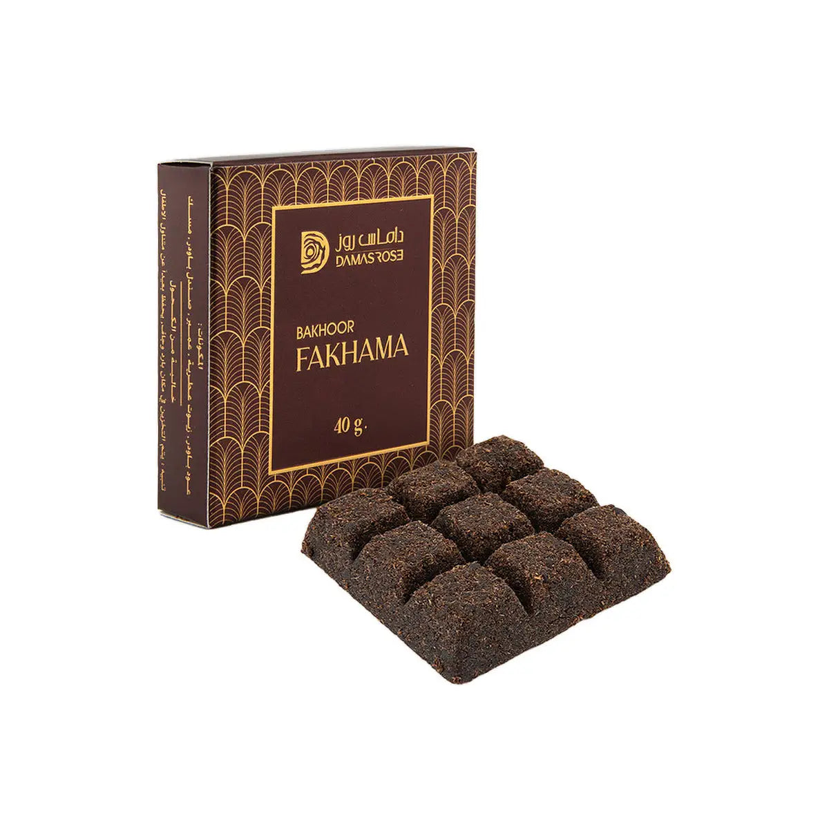 60274-Damas Rose Chocolate Bakhoor Fakhama 40g