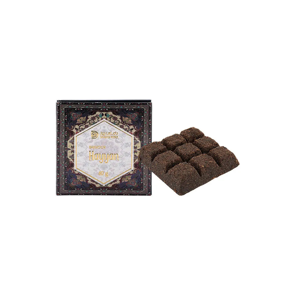 60276-Damas Rose Chocolate Bakhoor Hayyan 40g