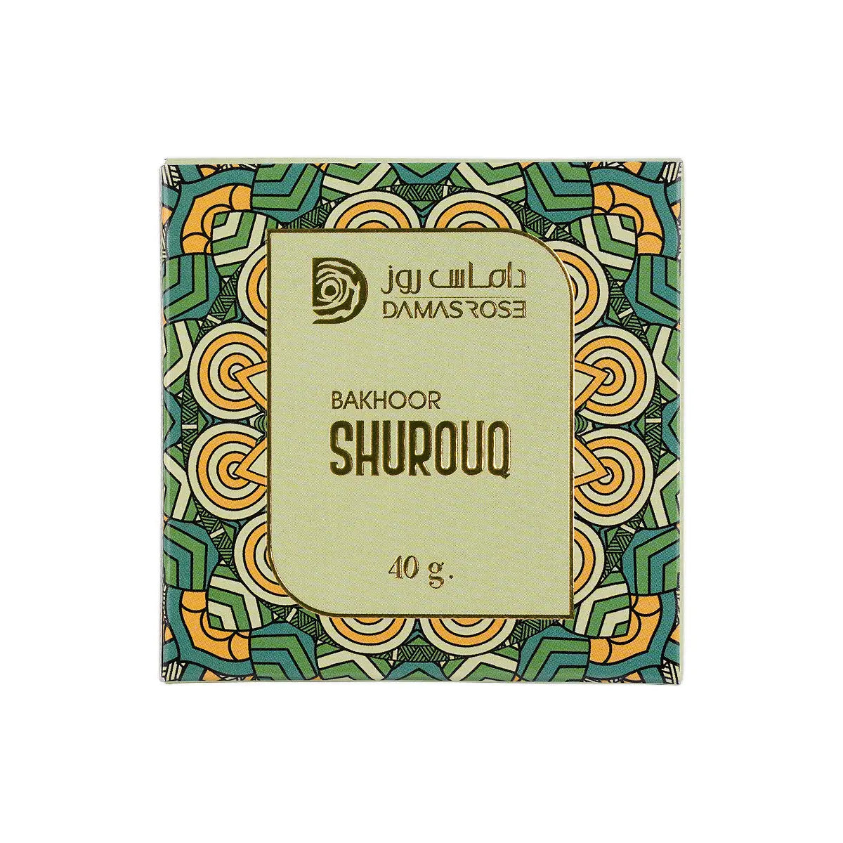60281-Damas Rose Chocolate Bakhoor Shurouq 40g +2