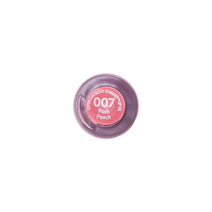 60305-Revlon Super Lustrous Glimmer Lip Oil- 007 Posh Peach +3