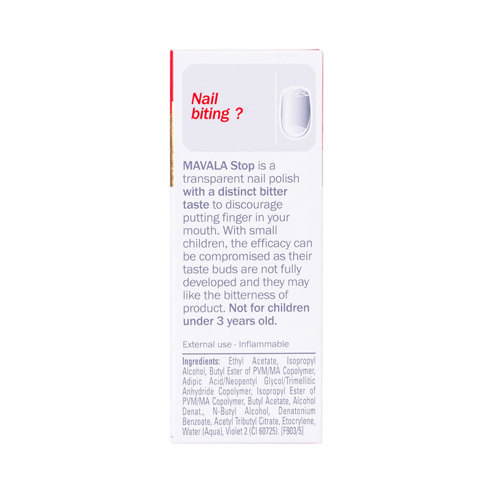 60313-Mavala Stop Nail Biting 10ml +6
