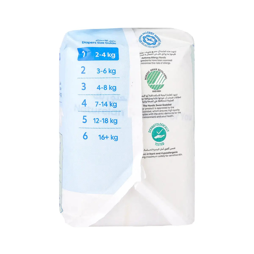 60314-Natureland Baby Care Diapers No.1 (2-4kg) 22pcs +1
