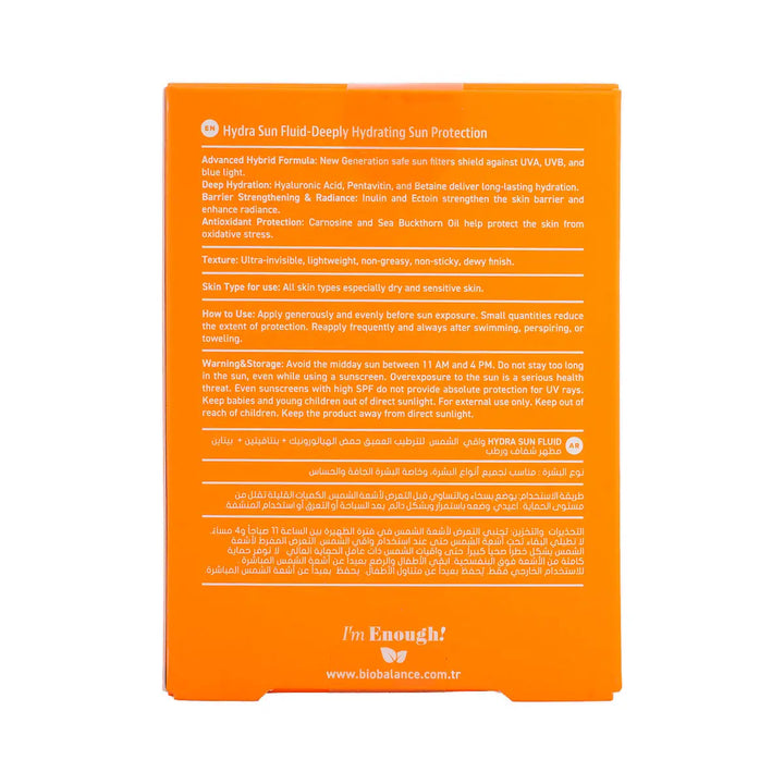 60322-Biobalance Hydra Sun Fluid SPF50+ 40ml +5