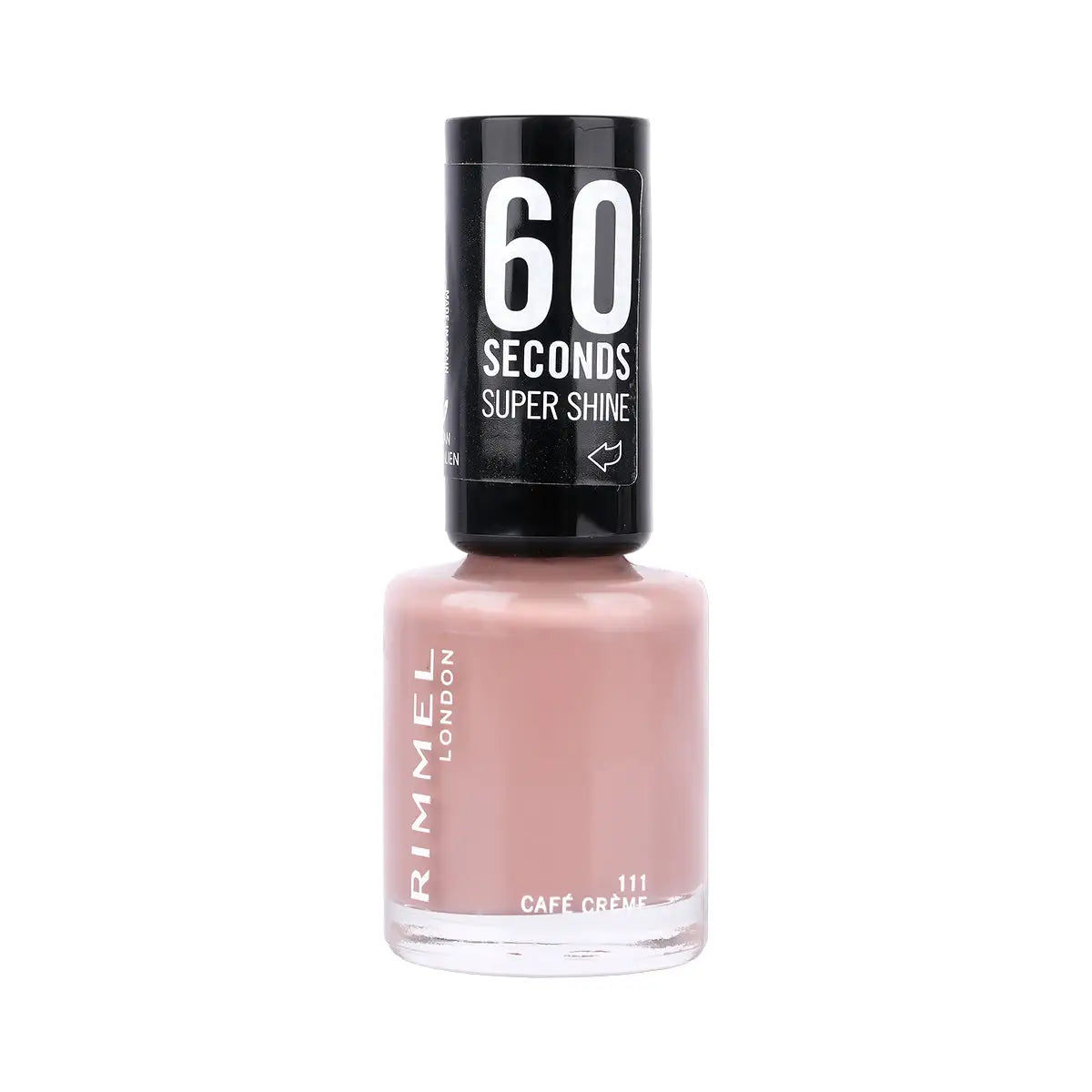 1-Rimmel 60 Seconds Super Shine Nail Polish-111 Cafe Cream