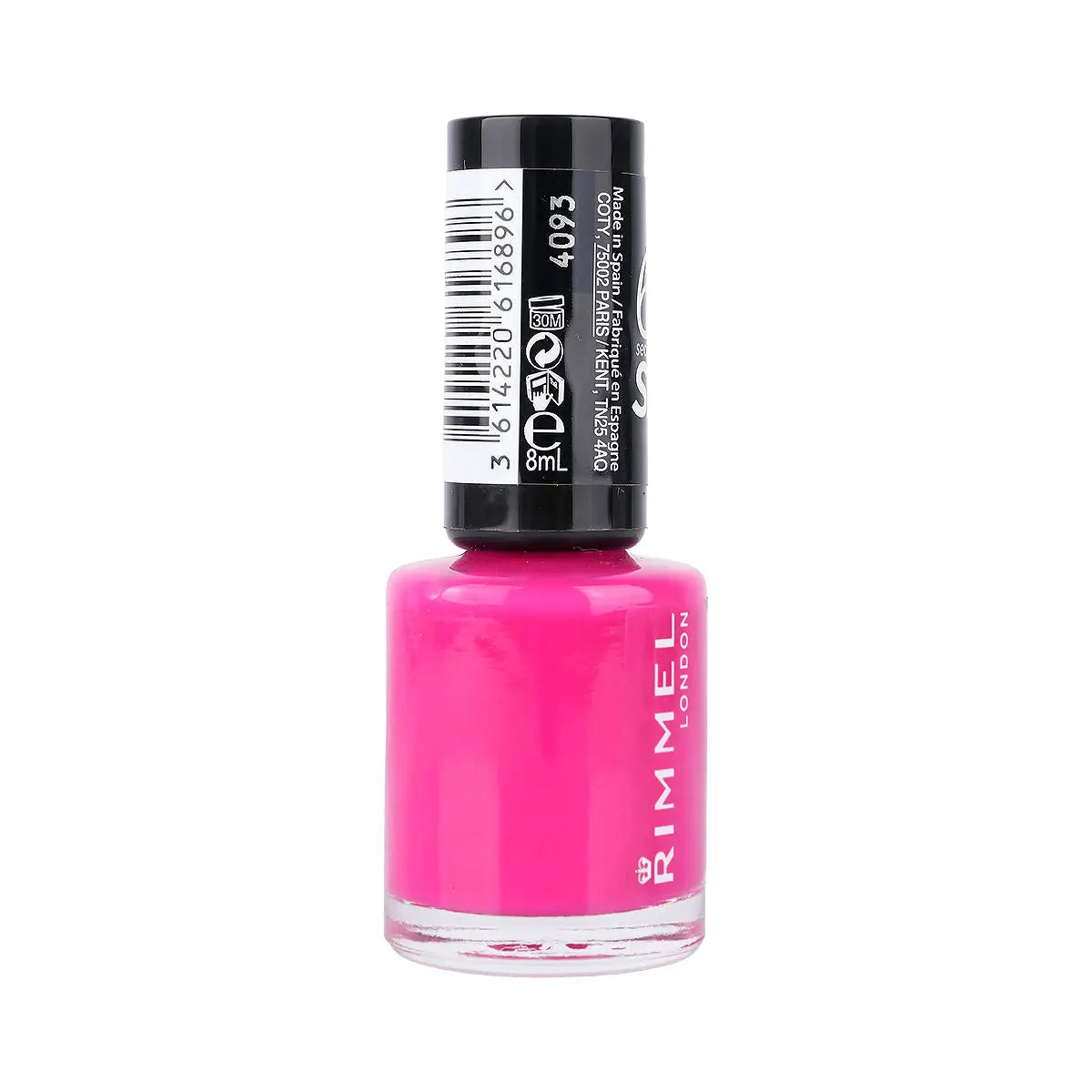 2-Rimmel 60 Seconds Super Shine Nail Polish-323 Funtime Fuchsia +1