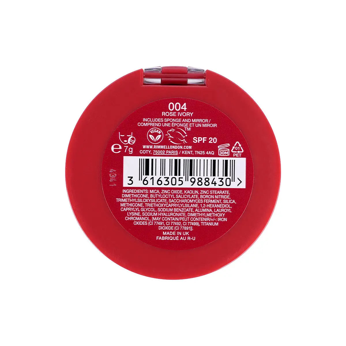 4-Rimmel Lasting Finish Com.Powder Foundation-004 Rose Ivory+ 3