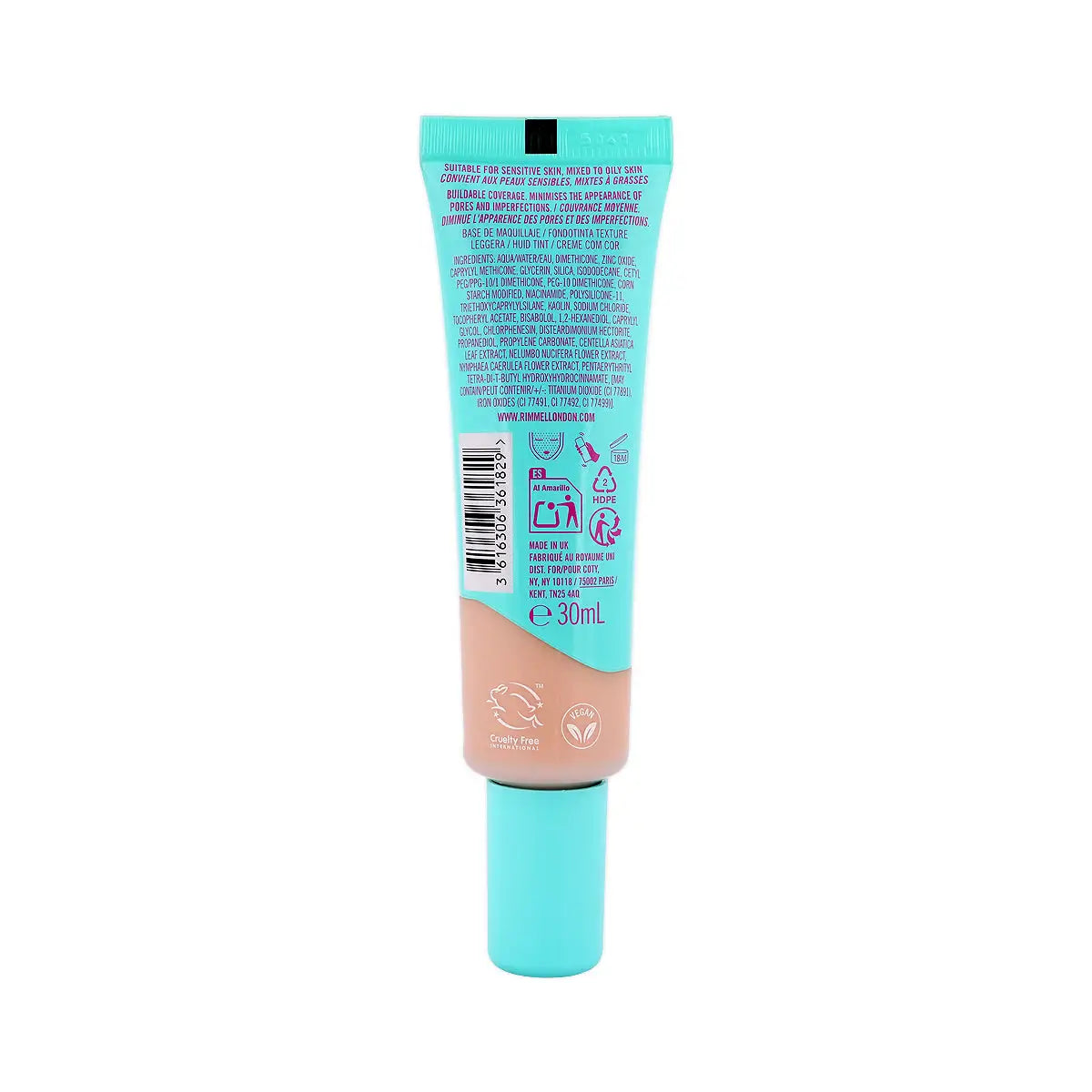 60344-Rimmel Kind & Free Blur It Out-010 Rose Ivory +1