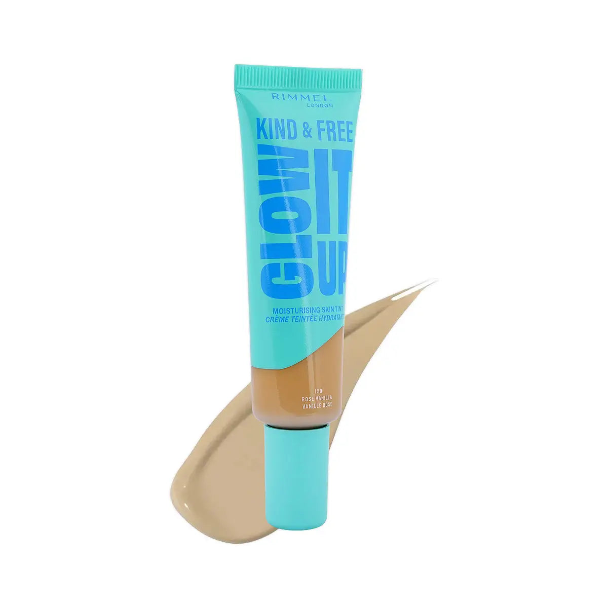 60349-Rimmel Kind & Free Glow It Out-150 Rose Vanilla +2