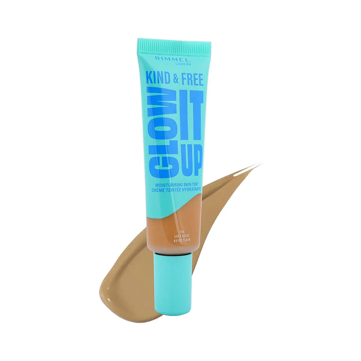 60353-Rimmel Kind & Free Glow It Out-200 Soft Beige +2