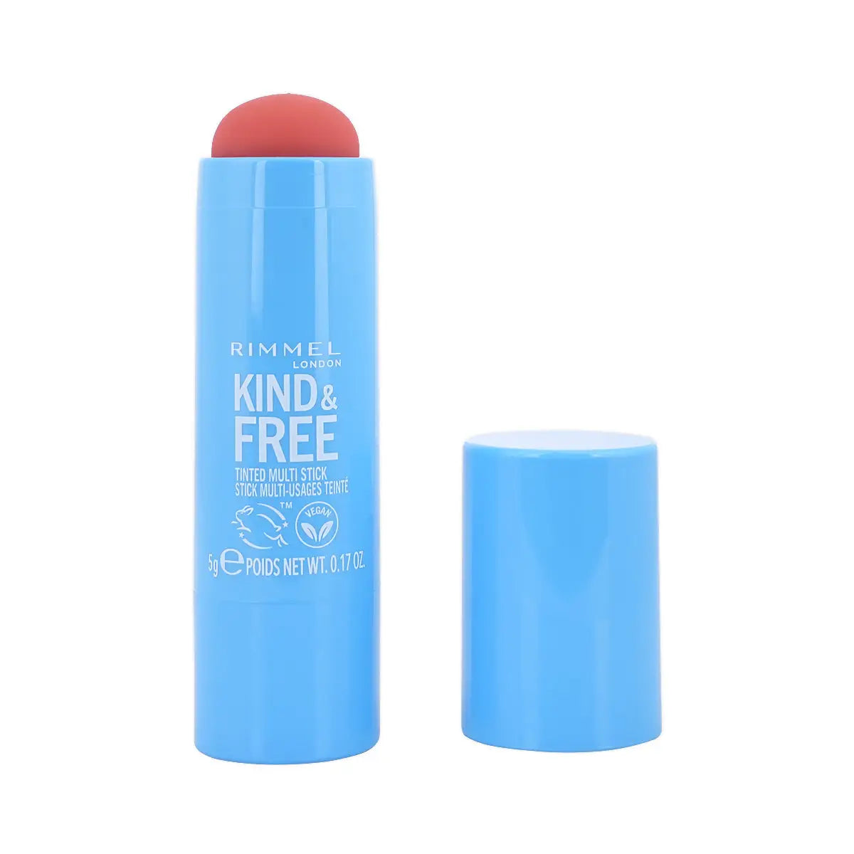 60376-Rimmel Kind & Free Tinted Multi stick-002 Peachy Cheeks +1
