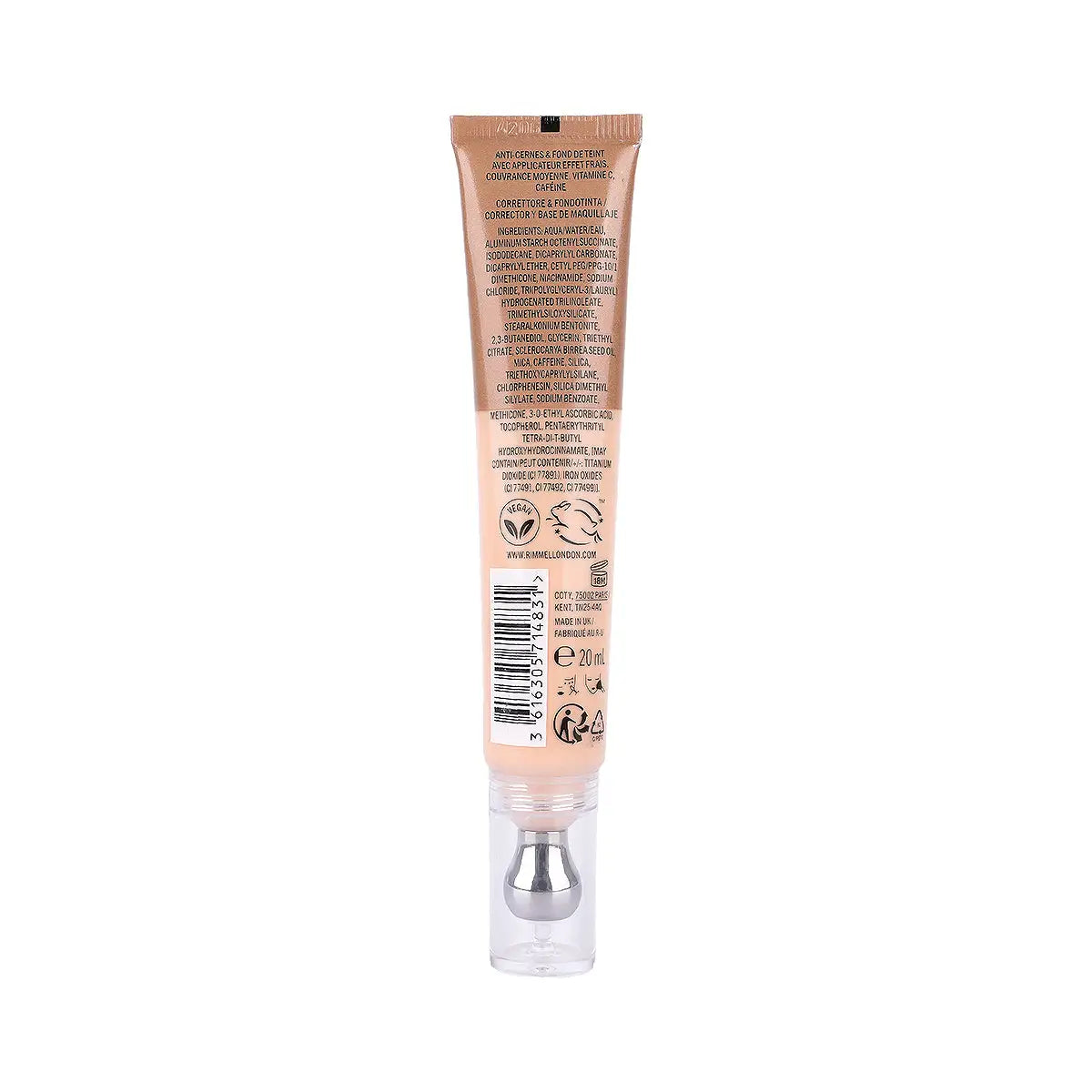 2-Rimmel Multi Tasker Concealer & Foundation-030 Light +1