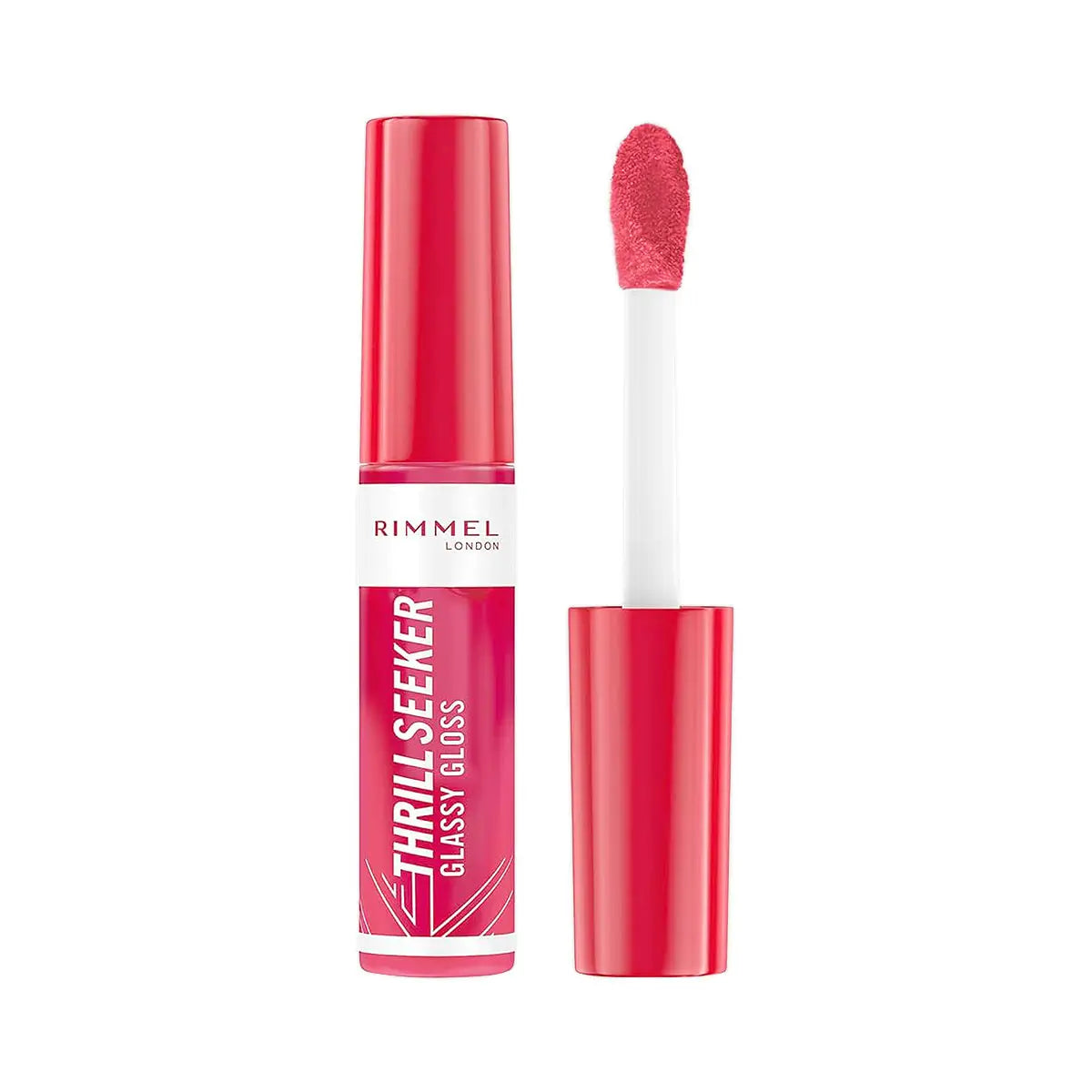 60389-Rimmel Thrill Seeker Glassy Gloss 10ml-350 Pink to the Berry +1