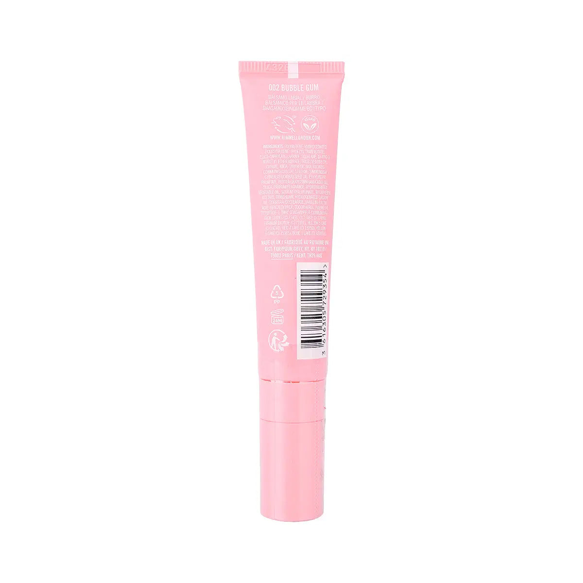 2-Rimmel Oh My Gloss Lip Butter Balm-002 Bubble Gum+ 1