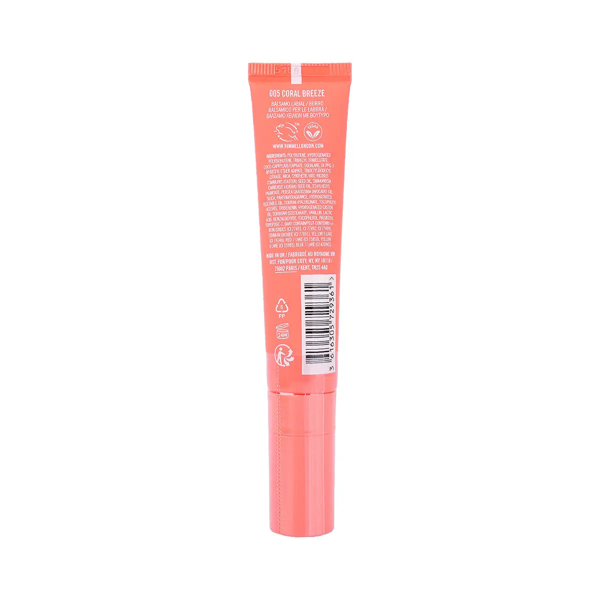 2-Rimmel Oh My Gloss Lip Butter Balm-005 Coral Breeze +1