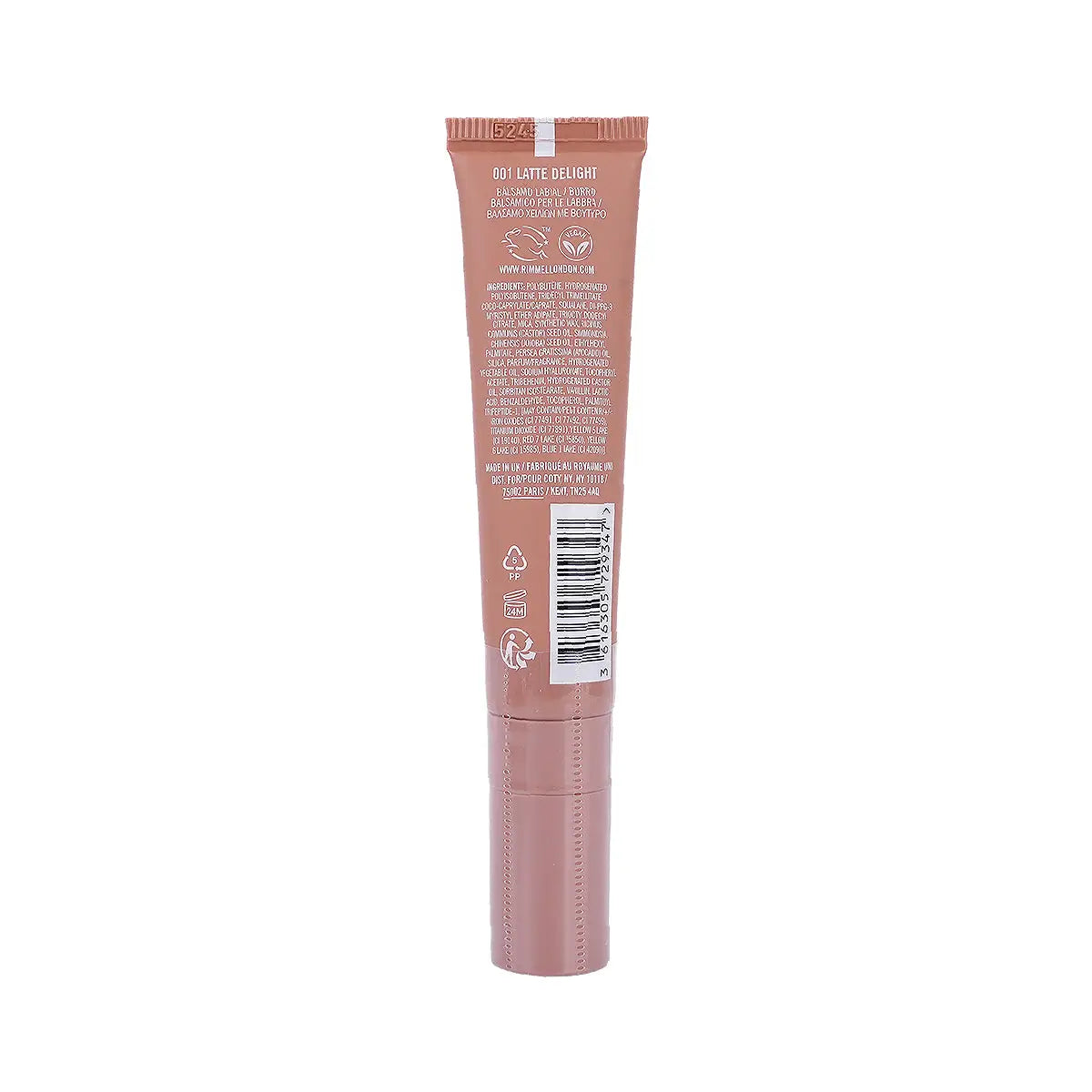 2-Rimmel Oh My Gloss Lip Butter Balm-001 Latte Delight +1